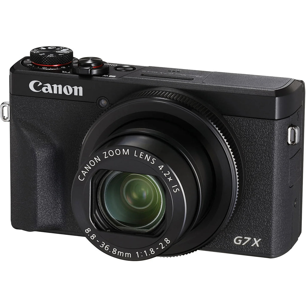 Canon PowerShot G7 X Mark III Digital Camera – Black | 20.1MP 4K UHD Vlogging Camera | Wi-Fi, Bluetooth, Live Streaming
