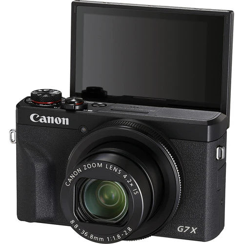 Canon PowerShot G7 X Mark III Digital Camera – Black | 20.1MP 4K UHD Vlogging Camera | Wi-Fi, Bluetooth, Live Streaming
